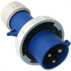 32A, 3-Pin, 1L+N+PE, 230 V AC, IP-67, TURBO Mobile Plug - PCE