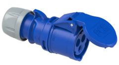 16A, 3-Pin, 6h, 1L+N+PE, Mobile Socket, 230 V AC, IP-44 - (Austria) - PCE