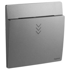 1 Gang RFID keycard - Dark Silver - Legrand