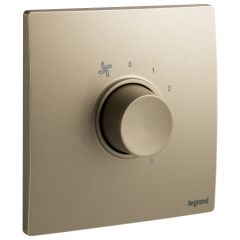 1 Gang 100 watts - 5 speeds Fan controller - 230 volts - Dark Bronze - Legrand
