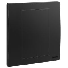 1 Gang blanking plate - Matt Black - Legrand