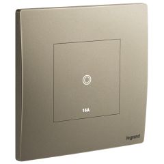 1 Gang 1 Way touch switch 16AX - Dark Bronze - Legrand