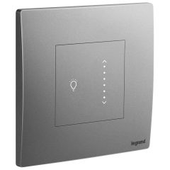 1 Gang Led sliding touch Light dimmer - Dark Silver - Legrand