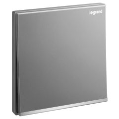 Galion - 1 Gangs 2 Way switch 16AX - Dark Silver - Legrand