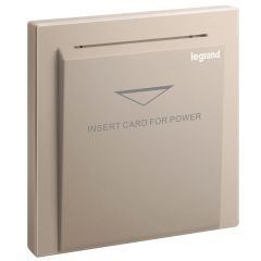 Galion - 1 Gang RFID keycard - Rose Gold - Legrand
