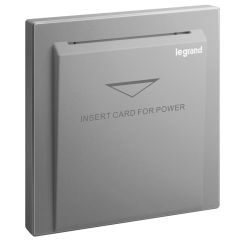 Galion - 1 Gang RFID keycard - Dark Silver - Legrand