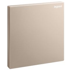 Galion - 1 Gang blanking plate - Rose Gold - Legrand