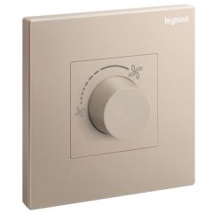 Galion - 1 Gang 400VA stepless Fan controller -Champagne - Legrand