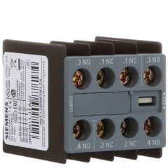 2NO + 2NC, Auxiliary Contact on the front For 3RT2 & 3RH2 Contactors - (Czech Republic)  - Siemens