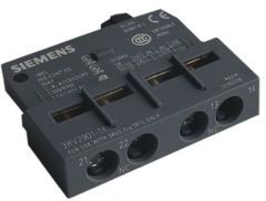 1NO+1NC, Auxiliary Contact, Front Mount; Range: S00, S0, S2, S3 - (Germany) - Siemens