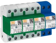 125 kA (10/350 μs) 3P+NPE, 255V, Type‐1+2, Class‐B+C, with Signaling, MCD 50‐B 3+1‐OS - (Germany) - OBO Bettermann
