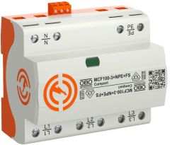 100 kA (10/350 μs) 3P+NPE, 255V, Type‐1+2, Class‐B+C, with remote Signaling, MCF100-3+NPE+FS - (Germany) - OBO Bettermann