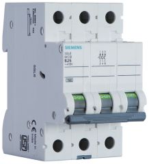 10A, 3P, 7.5KA, MCB, (C-Curve) - (India) - Siemens