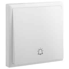 Bell Push with BELL marking - White - Legrand