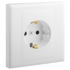 1 Gang Schuko (German) 16 a socket - White - Legrand