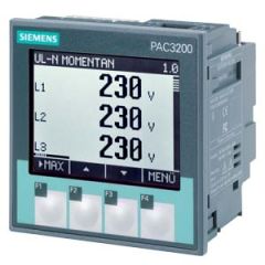 PAC3200, Energy Meter, Output - 1 Digital; Accuracy Class-0.5S - Siemens