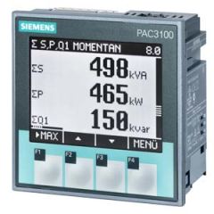 PAC3100, Energy Meter, Output - 2 Digital; Accuracy Class-1S - Siemens