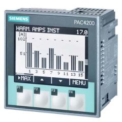PAC4200, Energy Meter, Output - 2 Digital; Accuracy Class-0.2S - Siemens