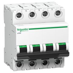 16A, 4P, 10kA, MCB, (C-Curve) - Schneider