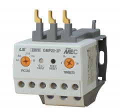Digital Motor Protection Relay, 110/220V AC, Without Display, 1NO+1NC, Range: 4.4-22 A - LS