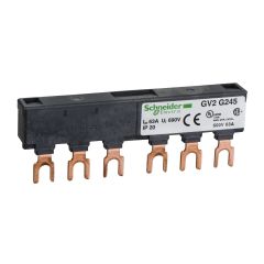 Combi Busbar - 63A, 2 Tap-offs - 45mm Pitch; for GV2 - Schneider