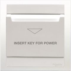 Electronic Key Card Switch, White - Schneider