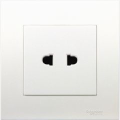 10A, 2-Pin Universal Socket Outlet, White - Schneider