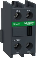 1NO + 1NC, Auxiliary Contact Block; Range: TeSys-D/TeSys-F - Schneider