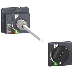 Extended rotary handle Black Front for, NSX/CVS 63-250A - Schneider