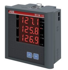 M1M 10 is a VAF meter with aux supply 80-300 V AC/DC, LED display - (India) - ABB