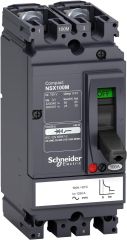63A, 2P, 25kA, MCCB, AC/DC, TMD - Schneider