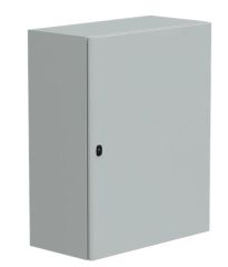 Spacial S3D plain door with mount.plate. H600xW400xD200.IP66 - Schneider