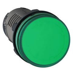 Pilot Light Ø 22 - GREEN - LED – 230 V AC - Schneider